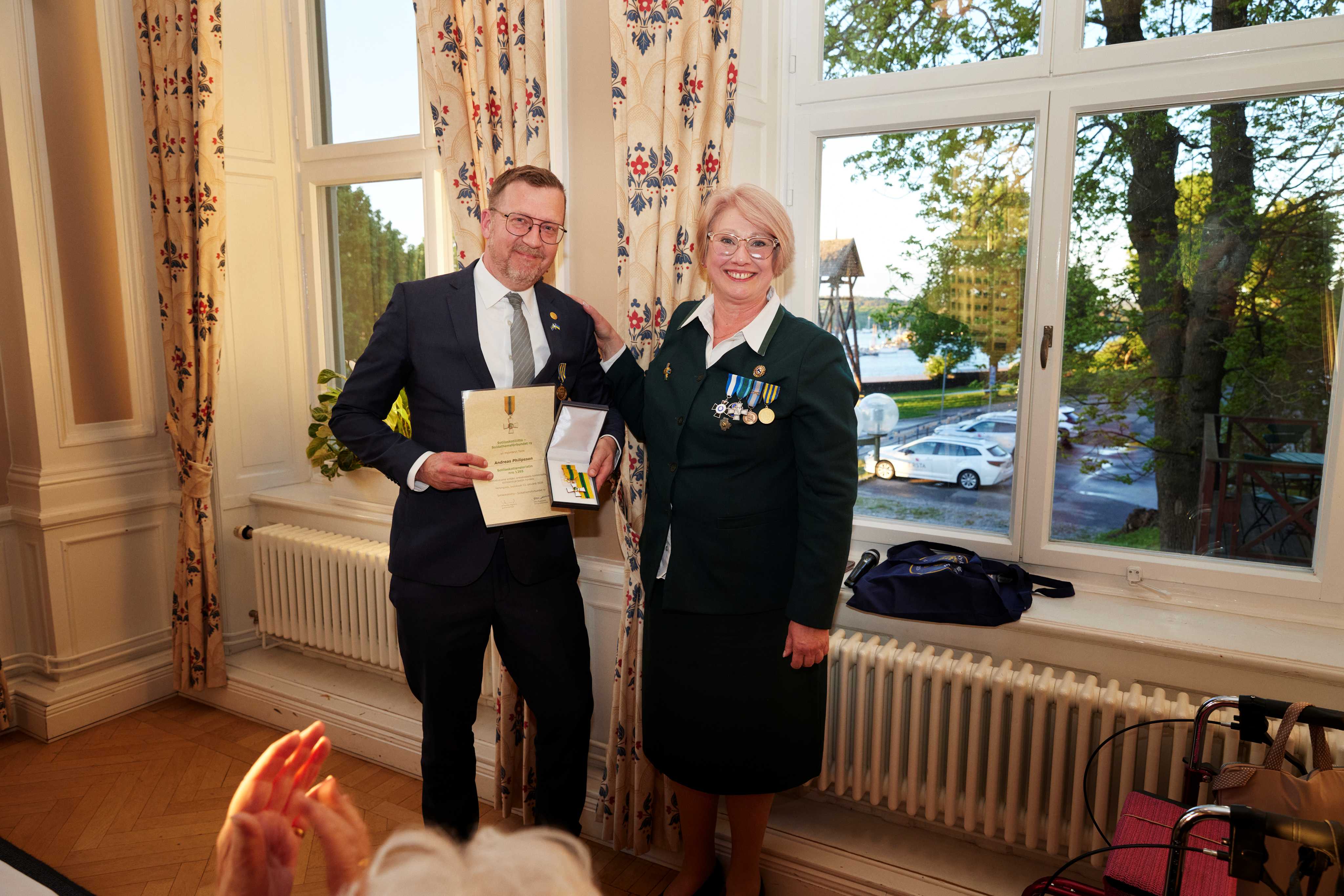 Andreas Philipsson and Anne-May Asplund.